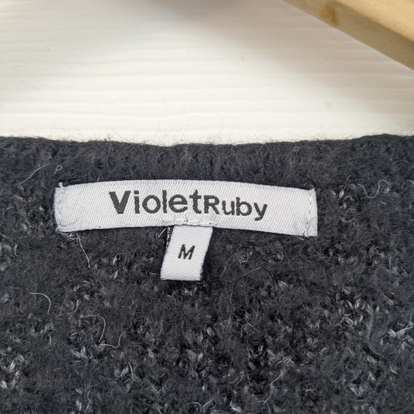 Violet Ruby Long Ombre Mohair Cardigan - Sz M - Picture 6 of 7